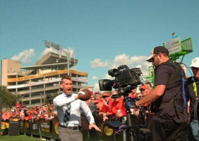 Corporate video production: college football national championship