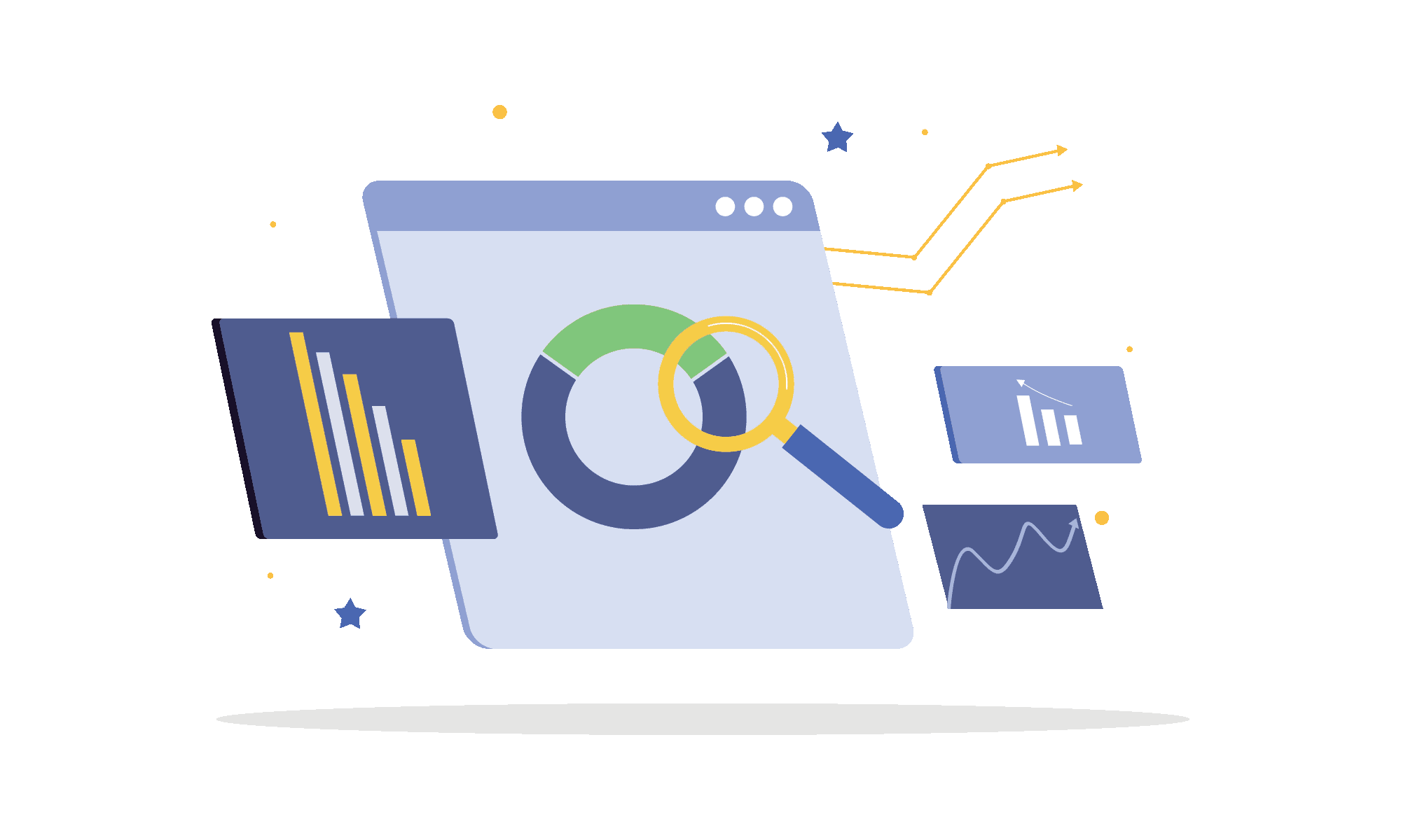 analytics dashboard. 
